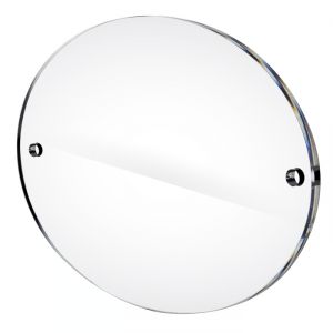 TARGA OVALE 40x30 cm. - 8 mm - 2 FORI - BDL