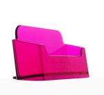 PORTABIGLIETTI DA VISITA ORIZZONTALE - ROSSO/MAGENTA