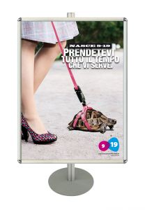 EXHIBIT 2 X 70x100 VERTICALE BIFACCIALE - TONDO