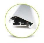 PROFILO 44 - PROFILO 44 MM PER CORNICI -  LUNGHEZZA 300 CM 