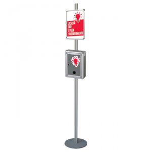 SUGGESTION POLE - PALO CON CASSETTA SUGGERIMENTI