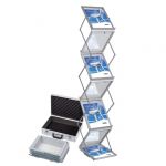 FOLDABLE - ripiegabile con piani A4 e valigetta