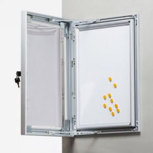 BACHECA CON ANTA FONDO MAGNETICO 59X108 CM - 6XA4