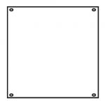 TARGA 30x30 - 8 mm